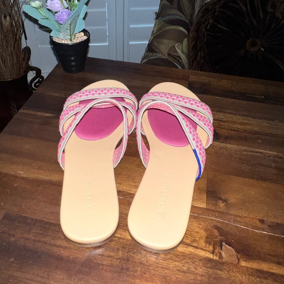 Rothy’s Triple Band Sandals in Hot Pink Size 7 EUC - Picture 5 of 5